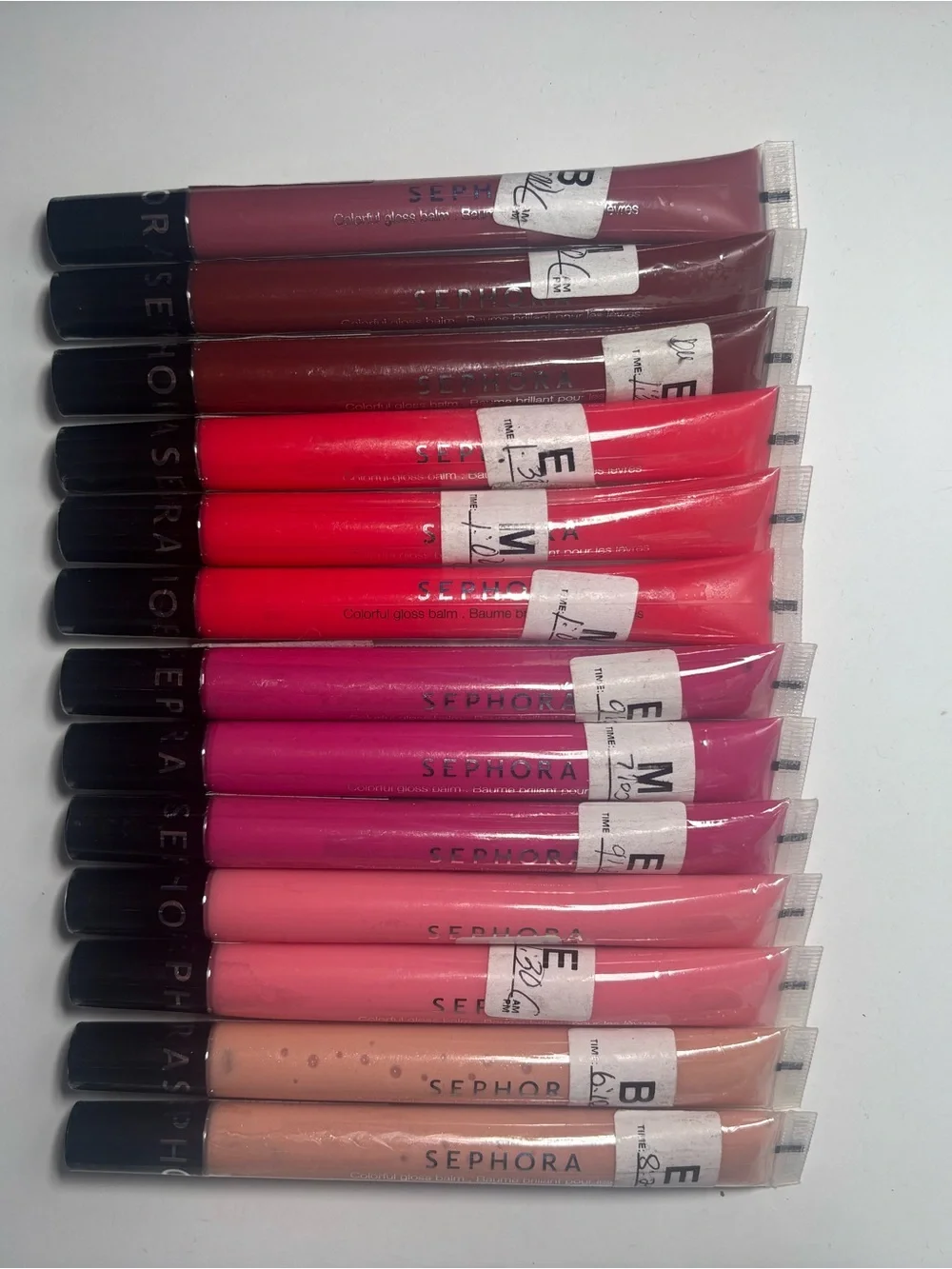 Bundle of 13 Sephora Gloss Balms